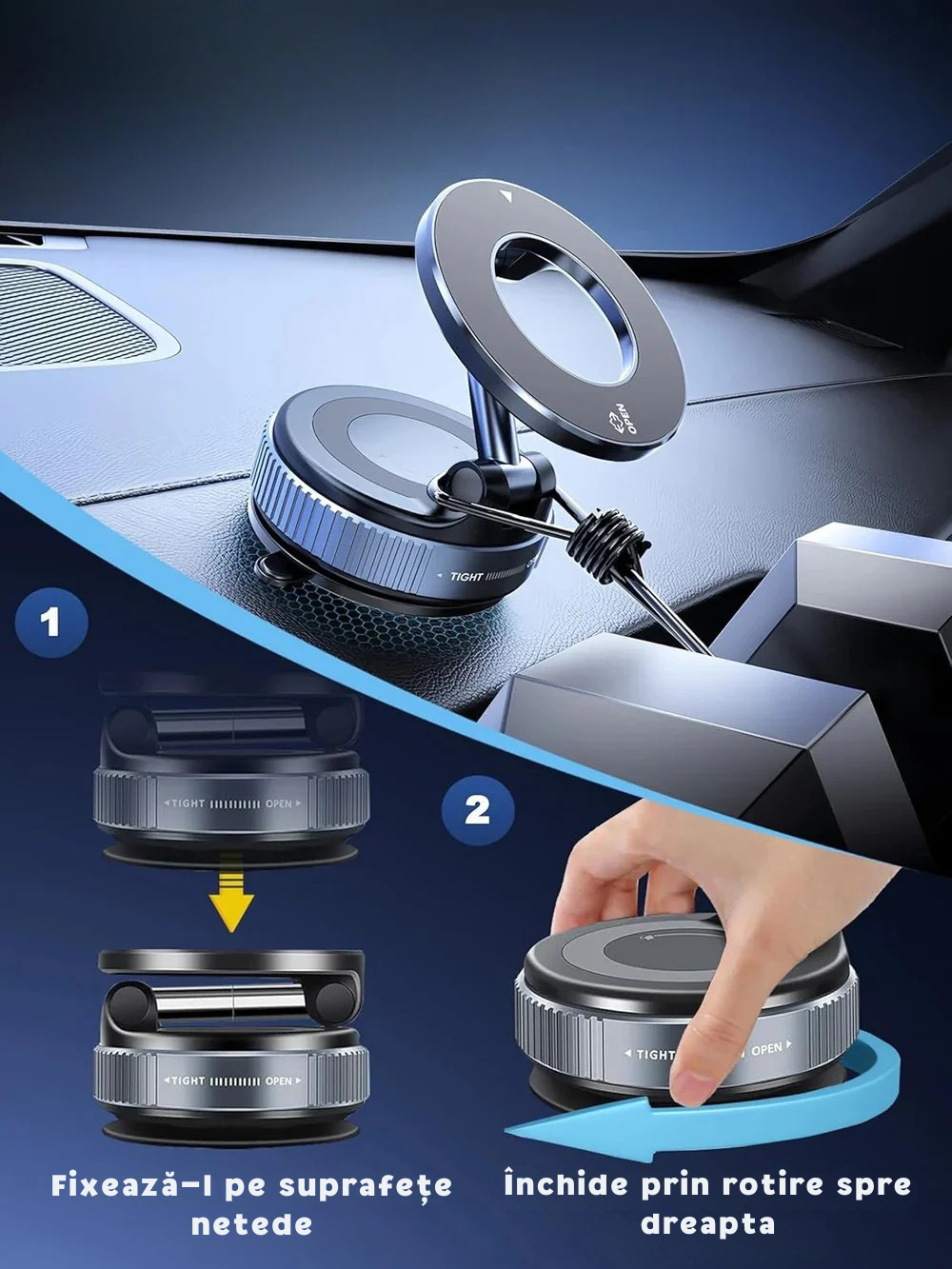 Suport Auto Magnetic 360°