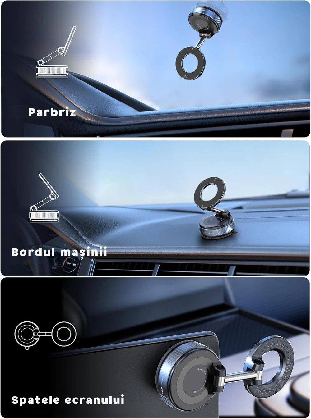 Suport Auto Magnetic 360°